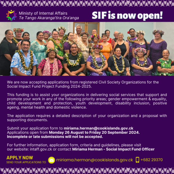SIF is now open broshure image